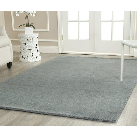 Safavieh Himalaya Dawa Solid Area Rug, Blue, 6' x 9'