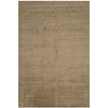 SAFAVIEH Himalaya Dawa Solid Area Rug, Brown, 6' x 9'
