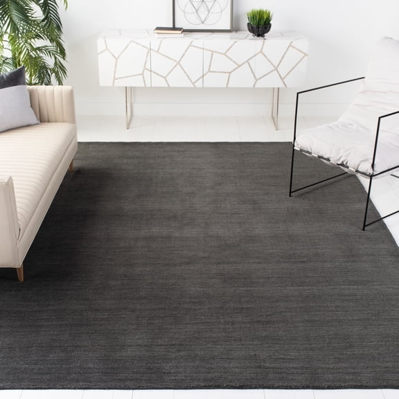 Safavieh Himalaya Dawa Solid Area Rug, Charcoal, 8' x 10'