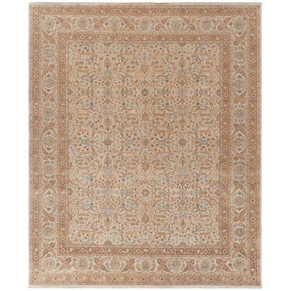 SAFAVIEH Himalaya Derbhile Solid Wool Area Rug, Green, 4' x 6'