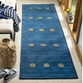 thumbnail image 1 of Safavieh Himalaya Derbhile Solid Wool Runner Rug, Blue, 2'3" x 8', 1 of 8