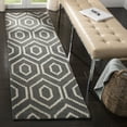 thumbnail image 1 of SAFAVIEH Himalaya Diarmait Geometric Wool Runner Rug, Dark Grey/Ivory, 2'3" x 8', 1 of 5