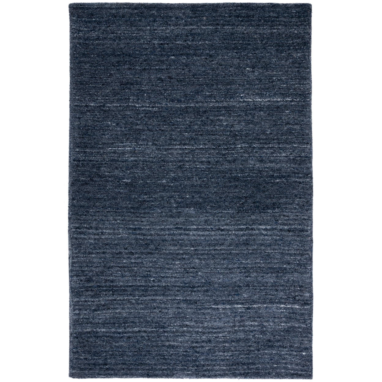 Handmade Black Wool 6' x 9' Tufted Area Rug