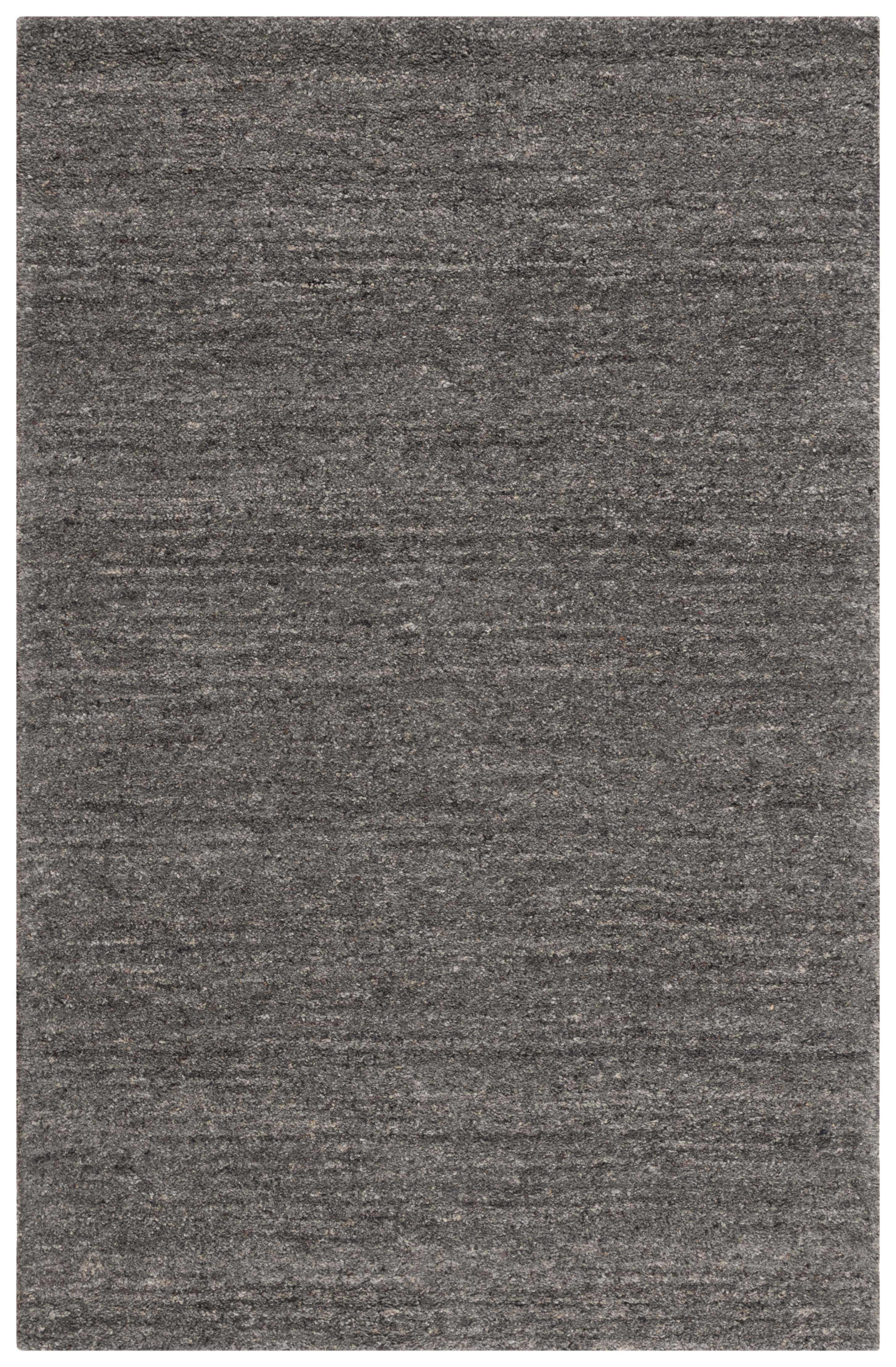 Handmade Tufted Wool Rectangular Rug in Gray - 3' x 5'
