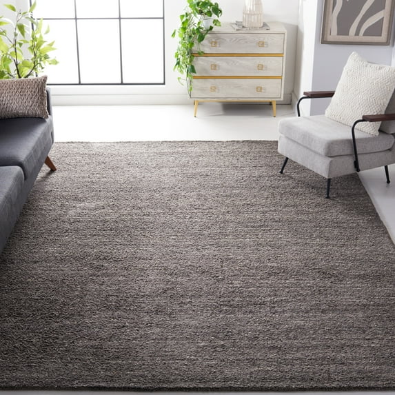 Safavieh Himalaya Flanagan Solid Area Rug, Gray, 7' x 7' Square
