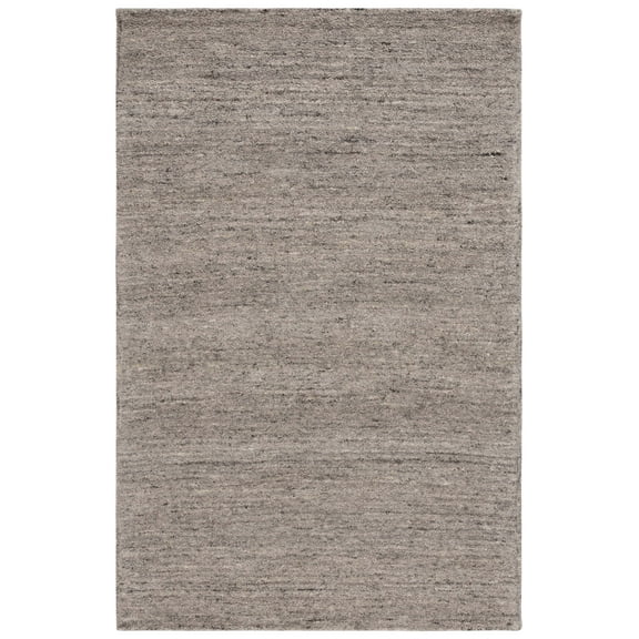 SAFAVIEH Himalaya Flanagan Solid Area Rug, Light Grey, 4' x 6'