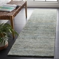 thumbnail image 1 of Safavieh Himalaya Flanagan Solid Runner Rug, Blue/Olive, 2'3" x 12', 1 of 11
