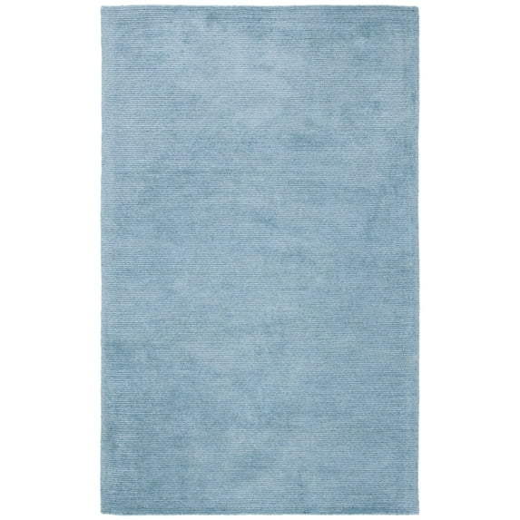 SAFAVIEH Himalaya Fleur Solid Area Rug, Blue, 5' x 8'