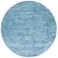 thumbnail image 1 of SAFAVIEH Himalaya Fleur Solid Area Rug, Blue, 6' x 6' Round, 1 of 11