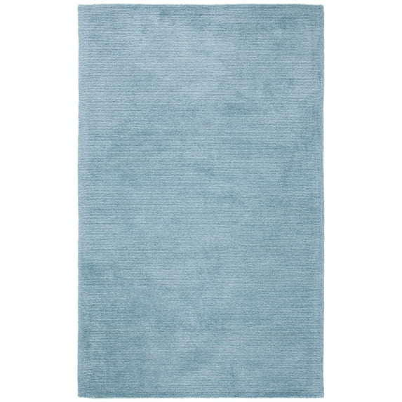 SAFAVIEH Himalaya Fleur Solid Area Rug, Blue, 6' x 9'