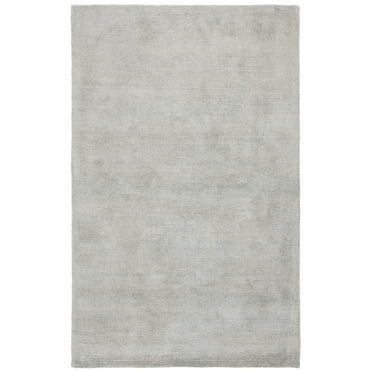 SAFAVIEH Himalaya Fleur Solid Area Rug, Grey, 6' x 9'