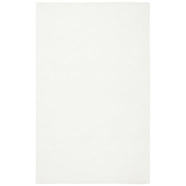 SAFAVIEH Himalaya Fleur Solid Area Rug, Ivory, 5' x 8'