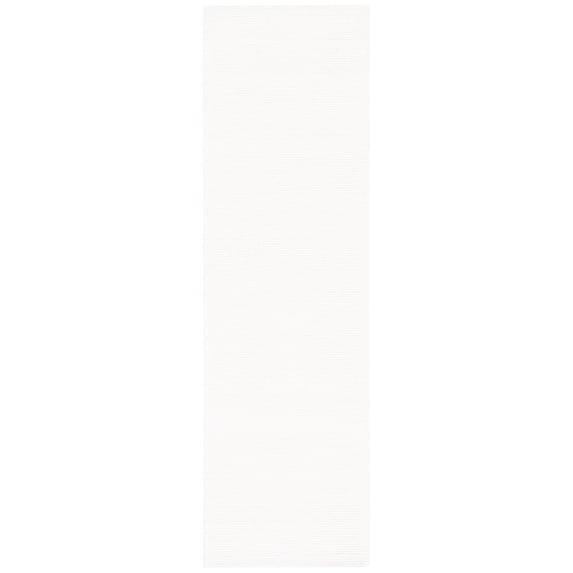 SAFAVIEH Himalaya Fleur Solid Runner Rug, Ivory, 2'3" x 6'
