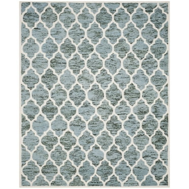 SAFAVIEH Himalaya HIM121C Handmade Turquoise / Ivory Rug