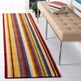 thumbnail image 1 of Safavieh Himalaya Sorrel Striped Wool Runner Rug, Red/Multi, 2'3" x 14', 1 of 7