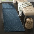 thumbnail image 1 of Safavieh Himalaya Darin Geometric Wool Runner Rug, Navy/Silver, 2'3" x 6', 1 of 9