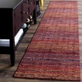 thumbnail image 1 of SAFAVIEH Himalaya Lagrange Solid Wool Runner Rug, Red/Multi, 2'3" x 6', 1 of 6