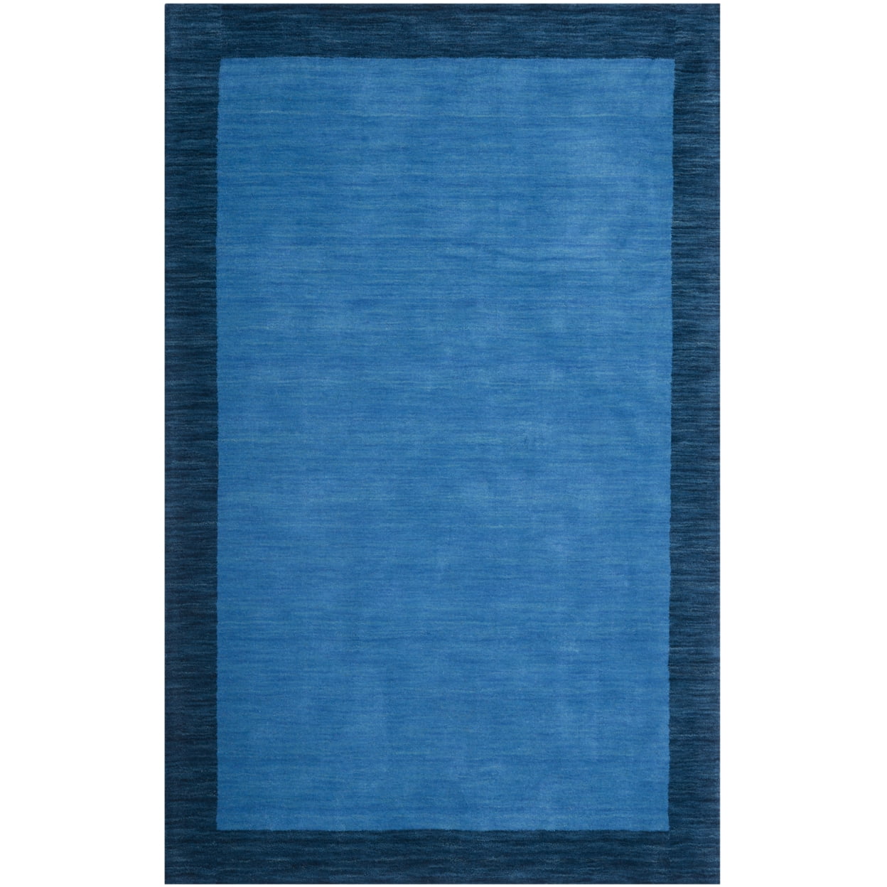 Himalaya Hand-Knotted Blue Wool Area Rug