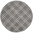 thumbnail image 1 of SAFAVIEH Himalaya Maralyn Geometric Wool Area Rug, Dark Grey/Ivory, 6' x 6' Round, 1 of 4