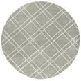thumbnail image 1 of SAFAVIEH Himalaya Maralyn Geometric Wool Area Rug, Grey/Silver, 6' x 6' Round, 1 of 5