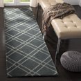 thumbnail image 1 of SAFAVIEH Himalaya Maralyn Geometric Wool Runner Rug, Dark Grey/Ivory, 2'3" x 8', 1 of 5