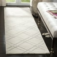 thumbnail image 1 of SAFAVIEH Himalaya Maralyn Geometric Wool Runner Rug, Ivory/Silver, 2'3" x 8', 1 of 7
