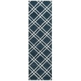 thumbnail image 1 of SAFAVIEH Himalaya Maralyn Geometric Wool Runner Rug, Navy/Silver, 2'3" x 10', 1 of 8