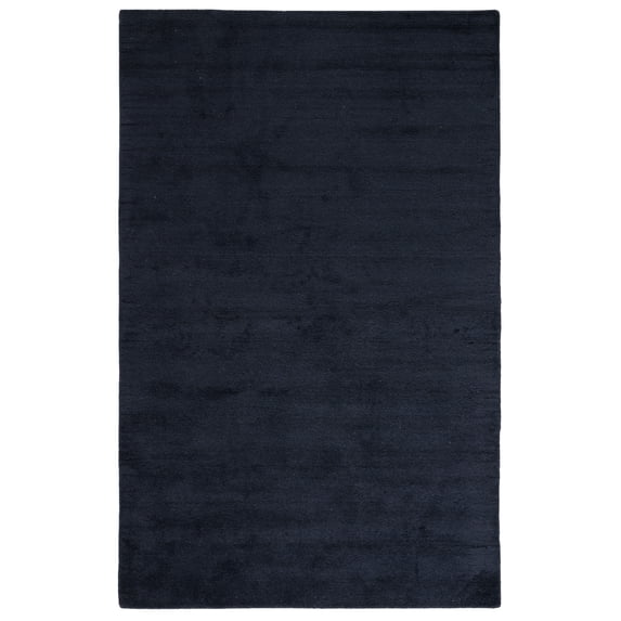 SAFAVIEH Himalaya Rachelle Solid Wool Area Rug, Black, 8' x 10'