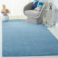 thumbnail image 1 of SAFAVIEH Himalaya Rachelle Solid Wool Area Rug, Blue, 6' x 9', 1 of 13