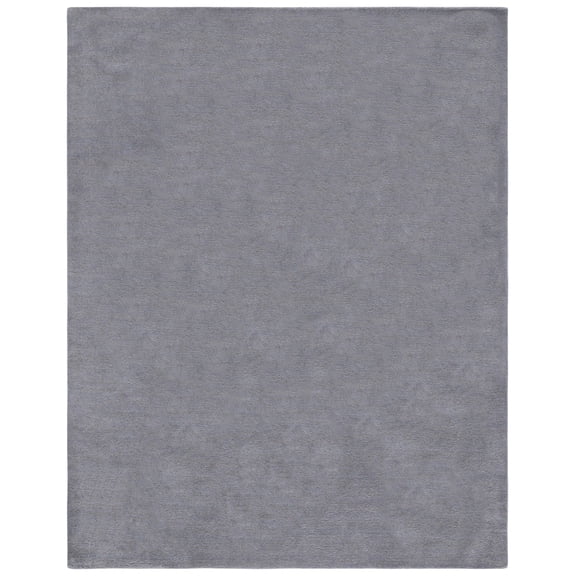 SAFAVIEH Himalaya Rachelle Solid Wool Area Rug, Grey, 10' x 14'