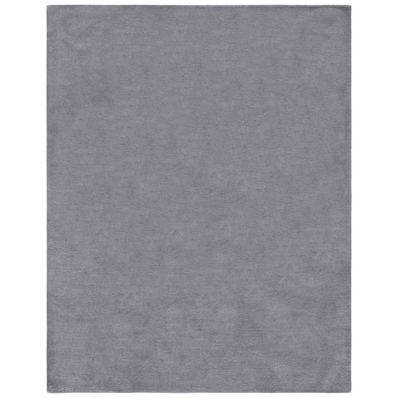 SAFAVIEH Himalaya Rachelle Solid Wool Area Rug, Grey, 11' x 15'