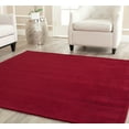 thumbnail image 1 of SAFAVIEH Himalaya Rachelle Solid Wool Area Rug, Red, 6' x 6' Square, 1 of 13