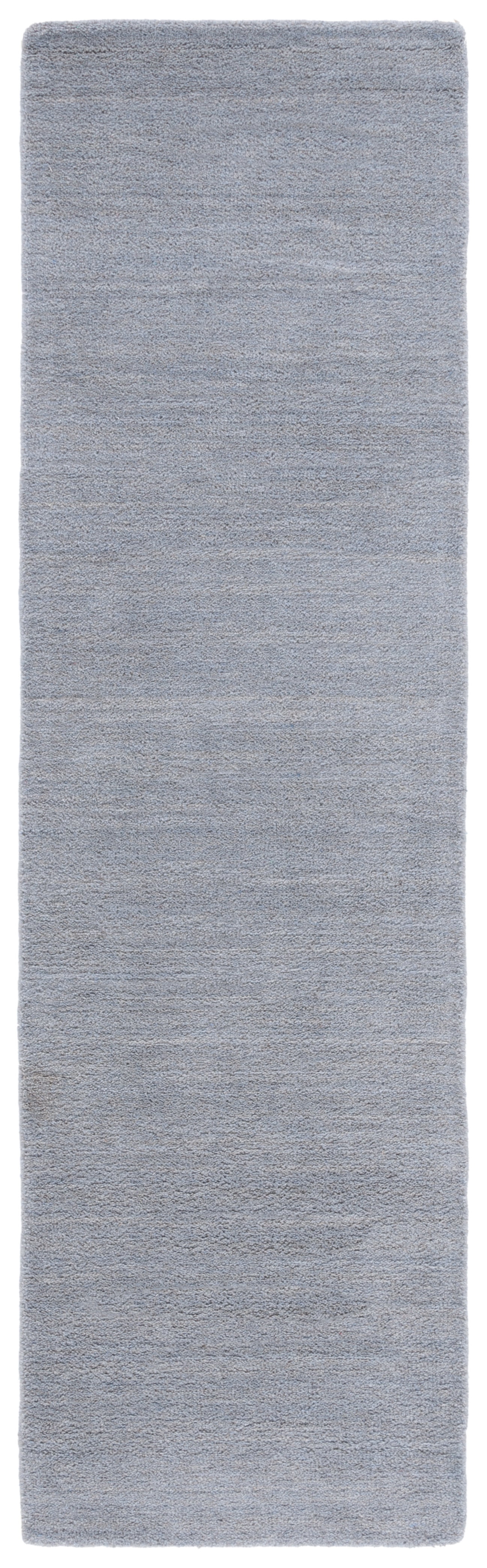 SAFAVIEH Himalaya Rachelle Solid Wool Runner Rug, Grey, 2'3