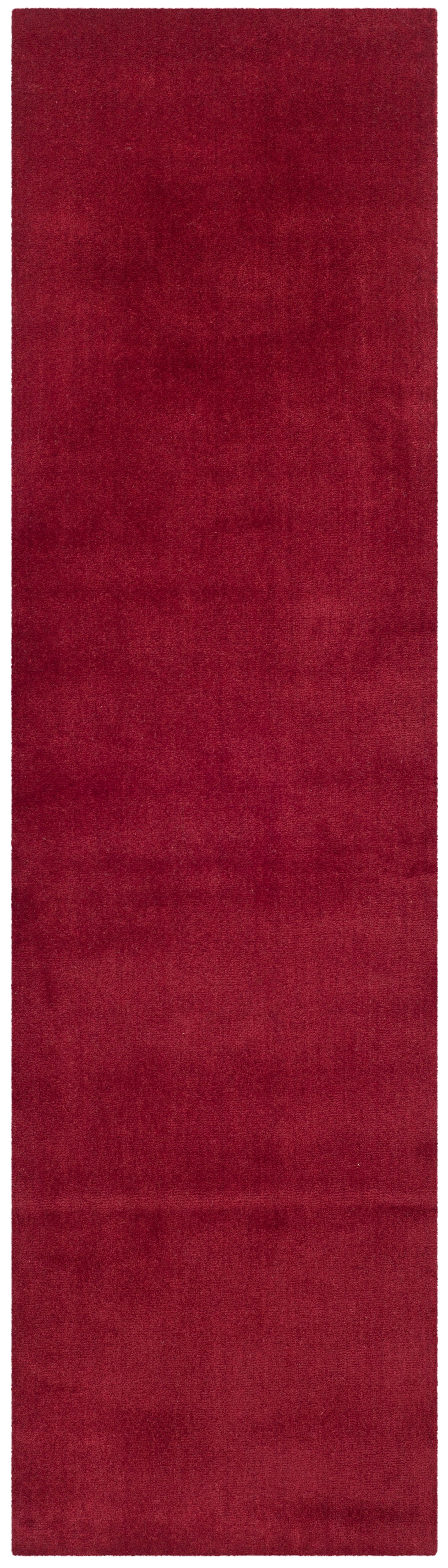 Red Female Rug SAFAVIEH Himalaya Rachelle Solid Wool Runner Rug, Red, 2'3