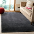 thumbnail image 1 of SAFAVIEH Himalaya Vince Overdyed Striped Wool Area Rug, Black, 6' x 6' Square, 1 of 8