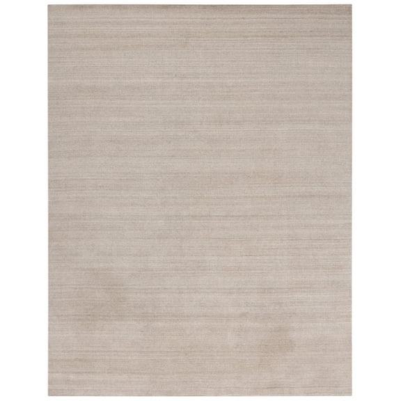 SAFAVIEH Himalaya Vince Overdyed Striped Wool Area Rug, Stone, 8' x 10'