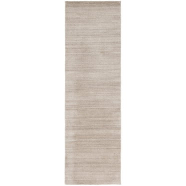 SAFAVIEH Himalaya Vince Overdyed Striped Wool Runner Rug, Stone, 2'3" x 8'