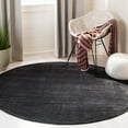thumbnail image 1 of SAFAVIEH Himalaya Vince Striped Area Rug, Black, 8' x 8' Round, 1 of 8