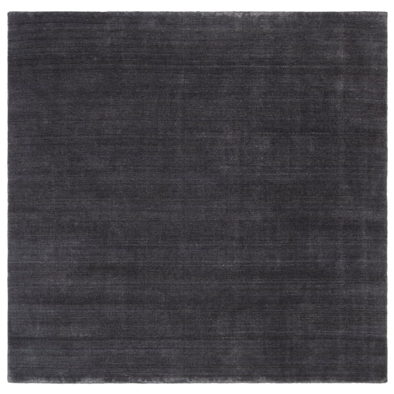 SAFAVIEH Himalaya Vince Striped Area Rug, Black, 8' x 8' Square