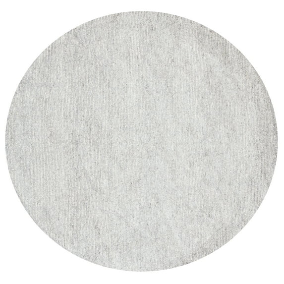 SAFAVIEH Himalaya Walter Solid Area Rug, Grey, 6' x 6' Round