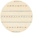 thumbnail image 1 of SAFAVIEH Himalaya Winston Abstract Striped Wool Area Rug, Cream, 6' x 6' Round, 1 of 8