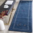 thumbnail image 1 of Safavieh Himalaya Yvonne Solid Wool Runner Rug, Blue, 2'3" x 12', 1 of 9