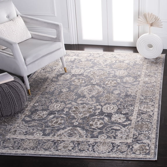 Safavieh History Marienn Oriental Area Rug, Dark Gray/Ivory, 6'7" x 6'7" Square