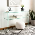 thumbnail image 1 of SAFAVIEH Hollis Console Table Clear, 1 of 6