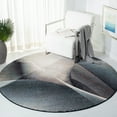 thumbnail image 1 of SAFAVIEH Hollywood Celandine Abstract Area Rug, Beige/Blue, 6'7" x 6'7" Round, 1 of 3