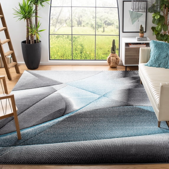Safavieh Hollywood Celandine Abstract Area Rug, Gray/Blue, 8' x 10'