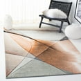 thumbnail image 1 of Safavieh Hollywood Celandine Abstract Area Rug, Gray/Orange, 5'3" x 7'6", 1 of 11
