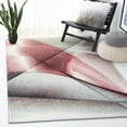 thumbnail image 1 of Safavieh Hollywood Celandine Abstract Area Rug, Gray/Red, 5'3" x 7'6", 1 of 11