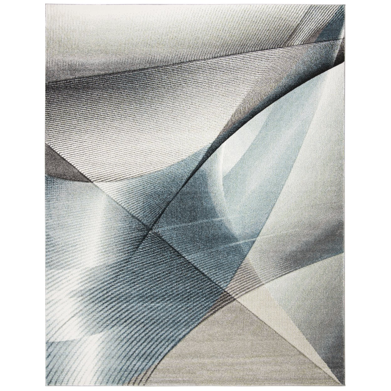 Safavieh Hollywood Celandine Abstract Area Rug, Gray/Teal, 8' x 10'