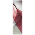 thumbnail image 1 of Safavieh Hollywood Celandine Abstract Runner Rug, Gray/Red, 2'3" x 8', 1 of 5